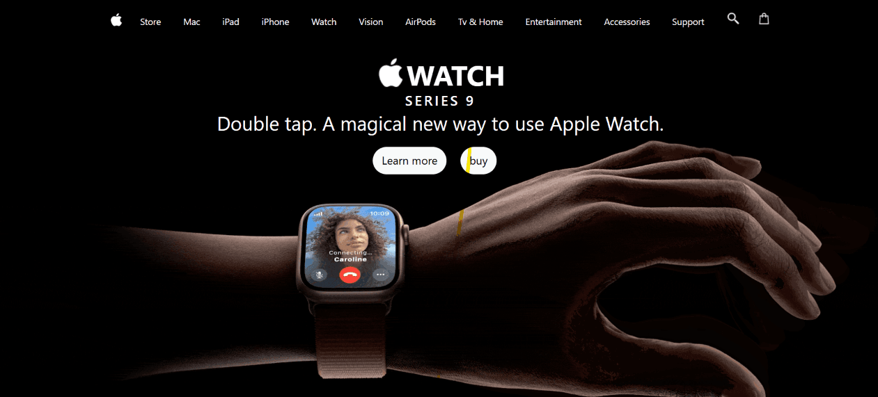 Apple UI Clone – Landing Page